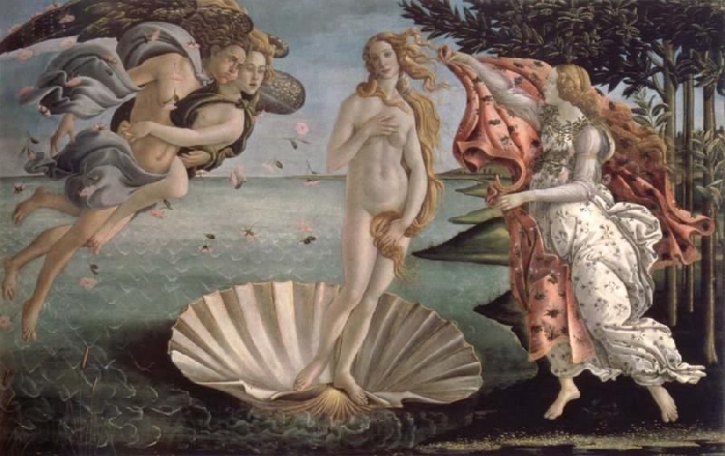 Sandro Botticelli birth of venus Spain oil painting art